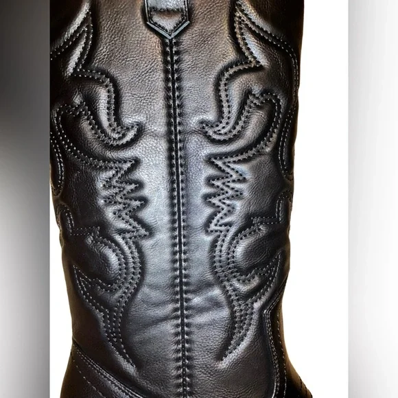 Cowgirl Boots Mid Calf Western Boots - Picture 9 of 9